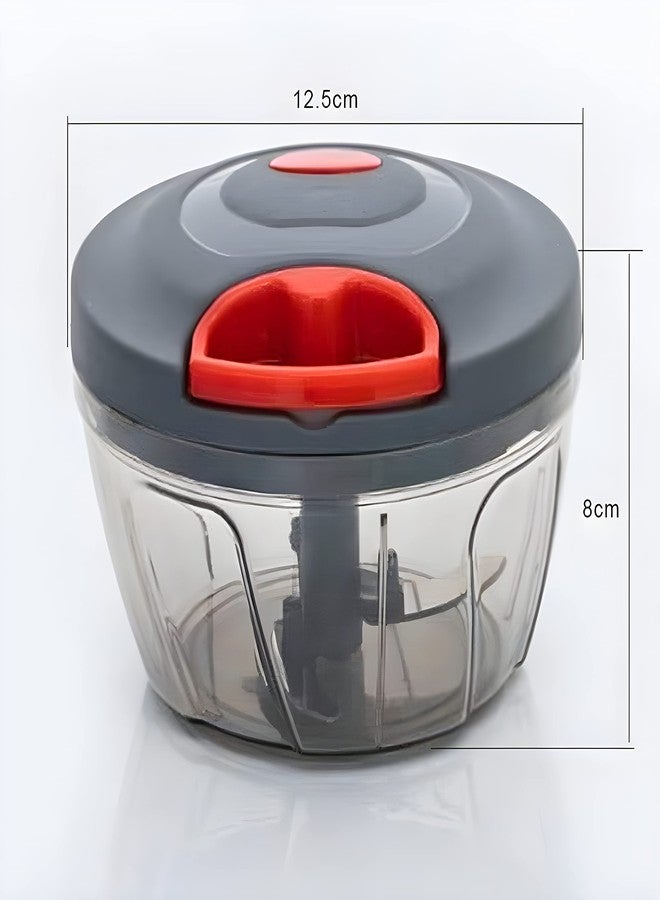 Garth مفرمة طعام يدوية من جارث، مفرمة/خلاط خضراوات يدوية صغيرة الحجم وقوية لتقطيع الفواكه والخضراوات 450 مل - Image 5